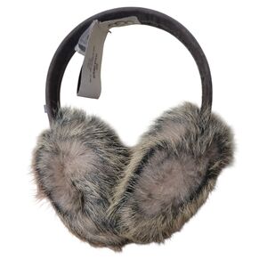 UGG Toscana Fur Tech Wired Leather Shearling Fur Earmuffs